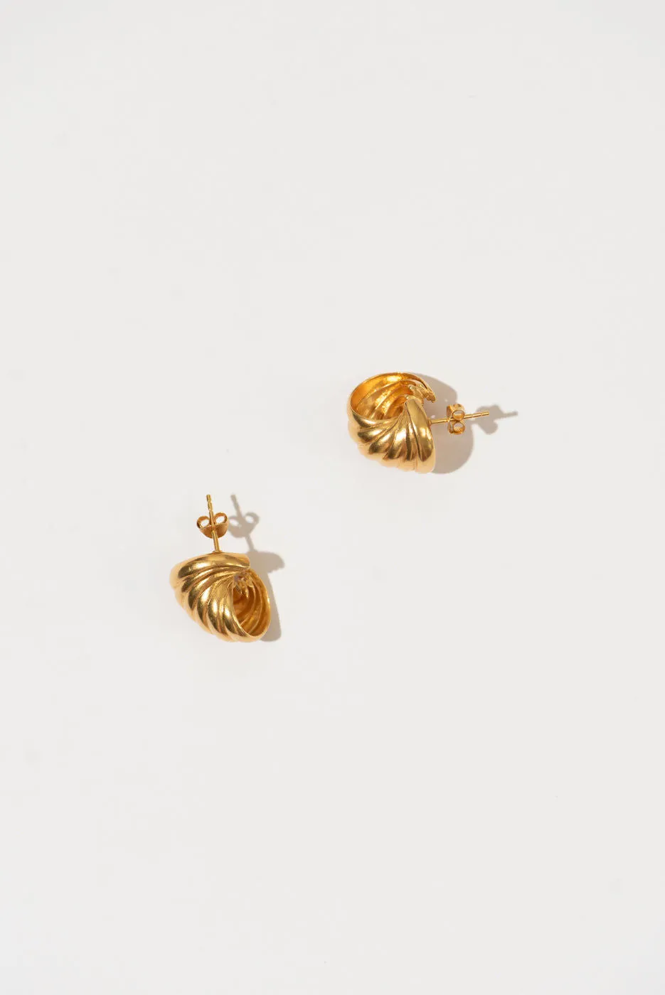 The Sea Creatures 18K Gold Plated Hoops