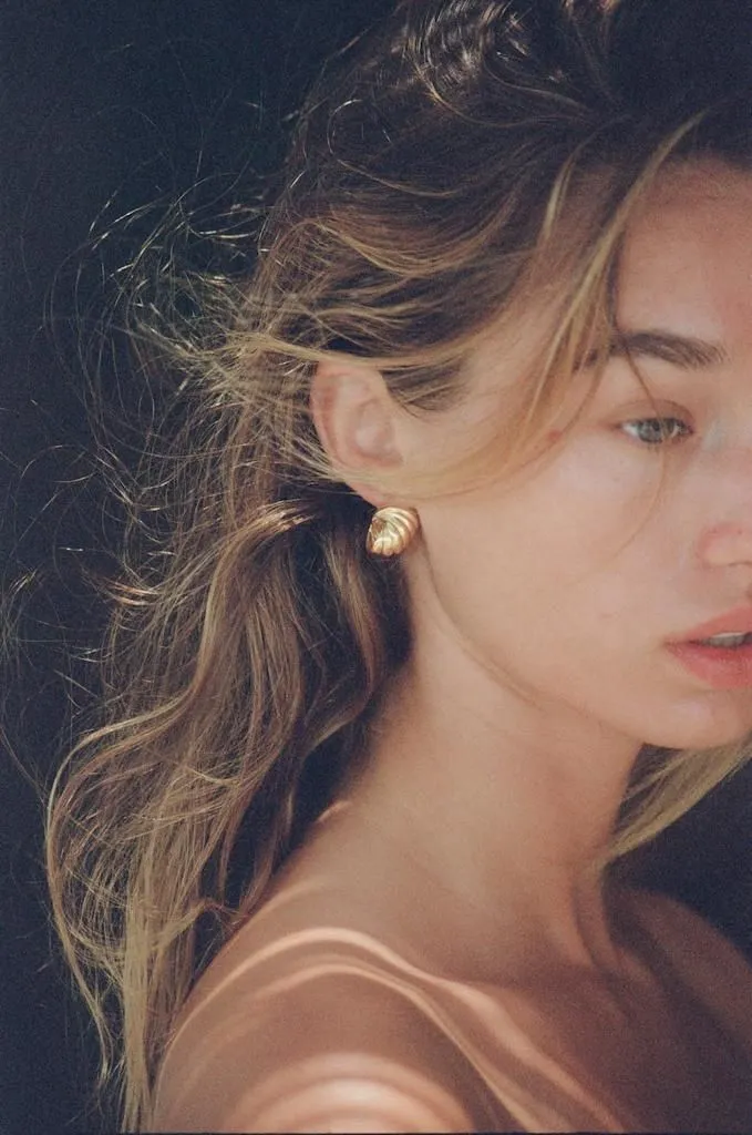The Sea Creatures 18K Gold Plated Hoops