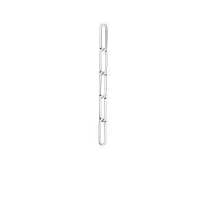 The sigh V Silver Earring