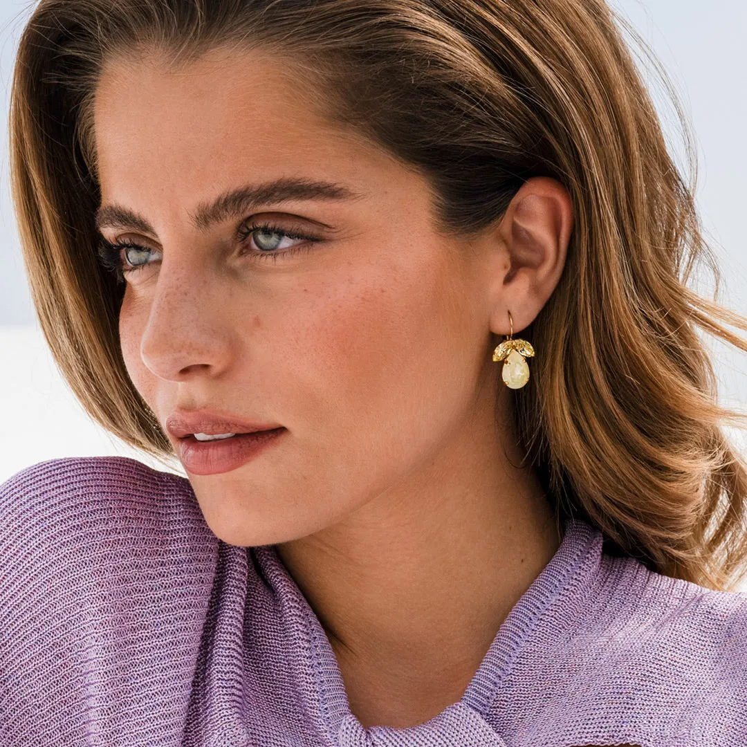 Timo Earrings / Soft Yellow Combo Caroline Svedbom