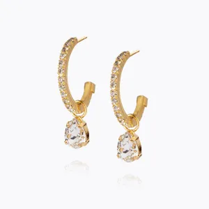 Tracy Loop Earrings / Crystal Caroline Svedbom