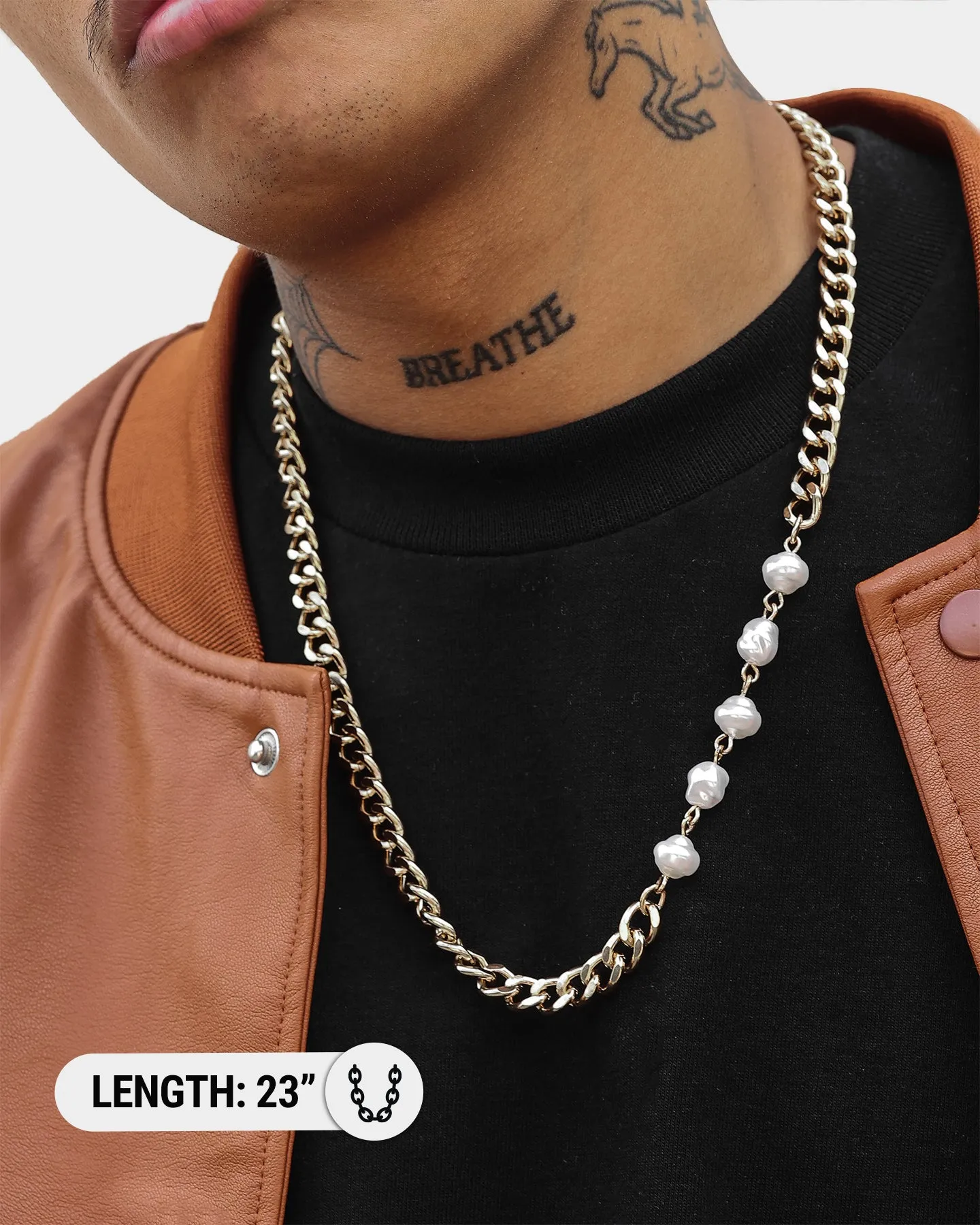 Wild for the Weekend Curb Chain Necklace Gold