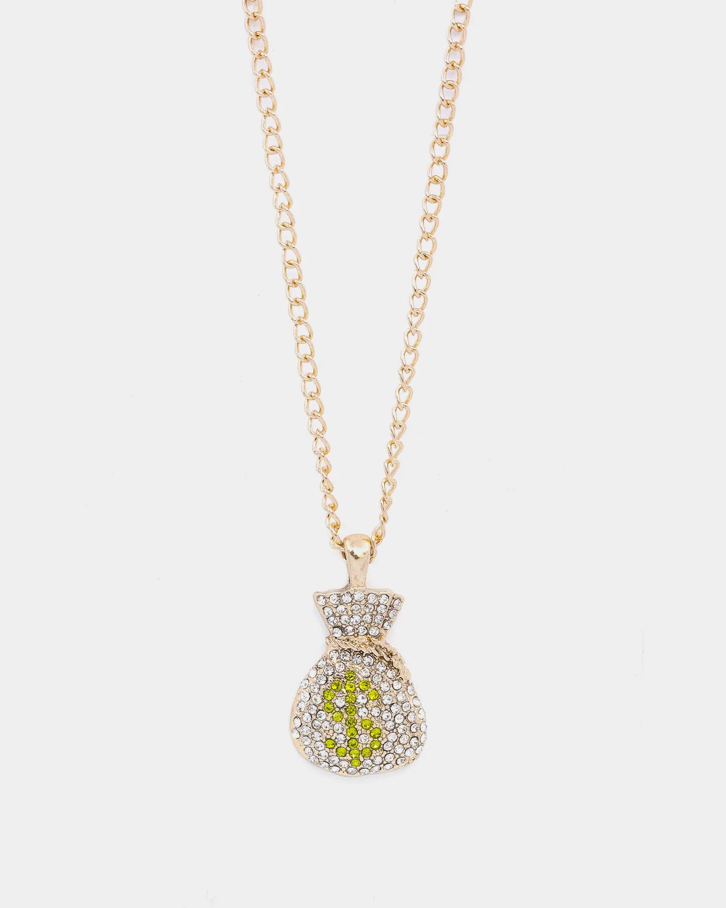 Wild for the Weekend Heaven Sent Moneybag Necklace Gold