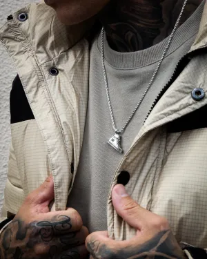 Wild For The Weekend High Top Pendant Necklace Silver