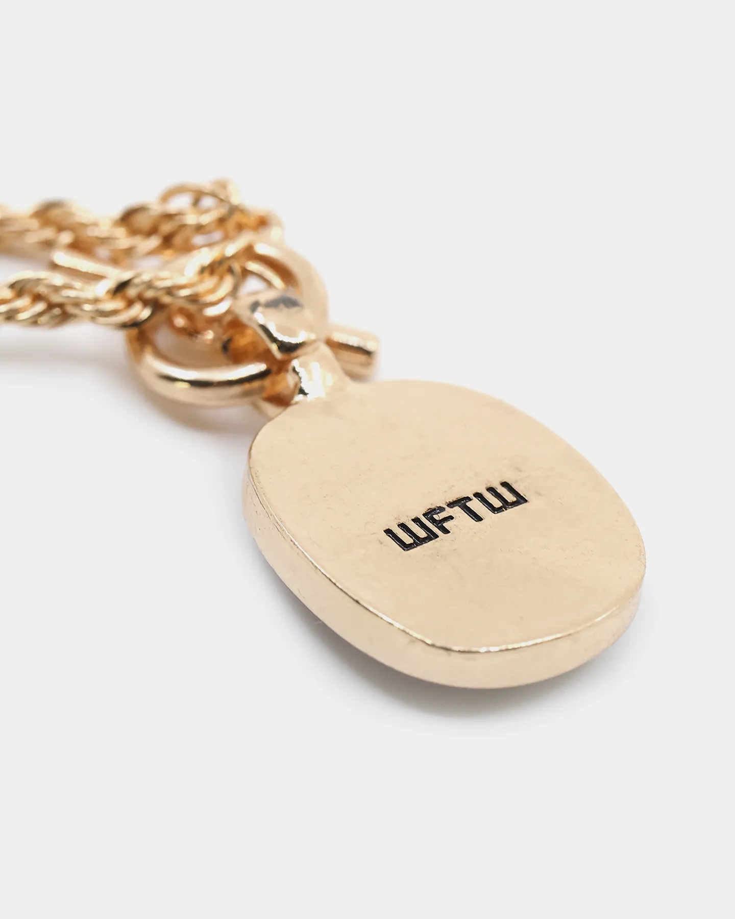 Wild For The Weekend Wildcats Oval Stone Necklace Gold/Purple