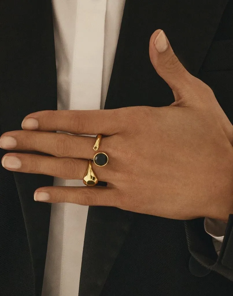 Wise Tears 18K Gold Ring